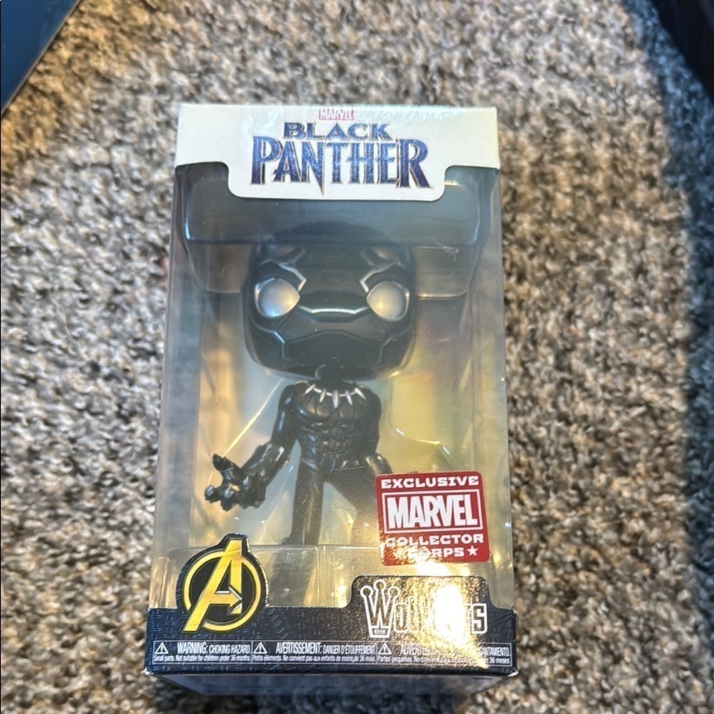 Marvel Black Panther Funko Wobblers Figure
